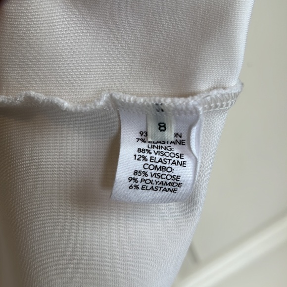 Yigal Azrouel White Striped Mini Dress - Picture 8 of 11